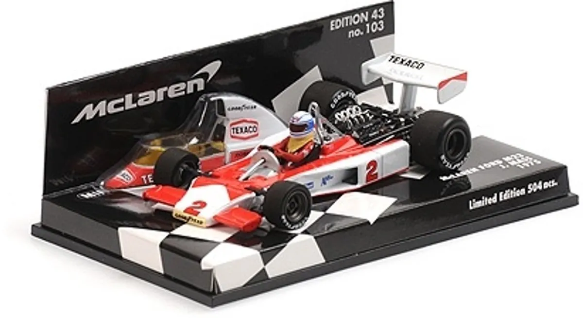 Formule 1 McLaren Ford M23 #2 1975 - Minichamps 1:43 Multicolor