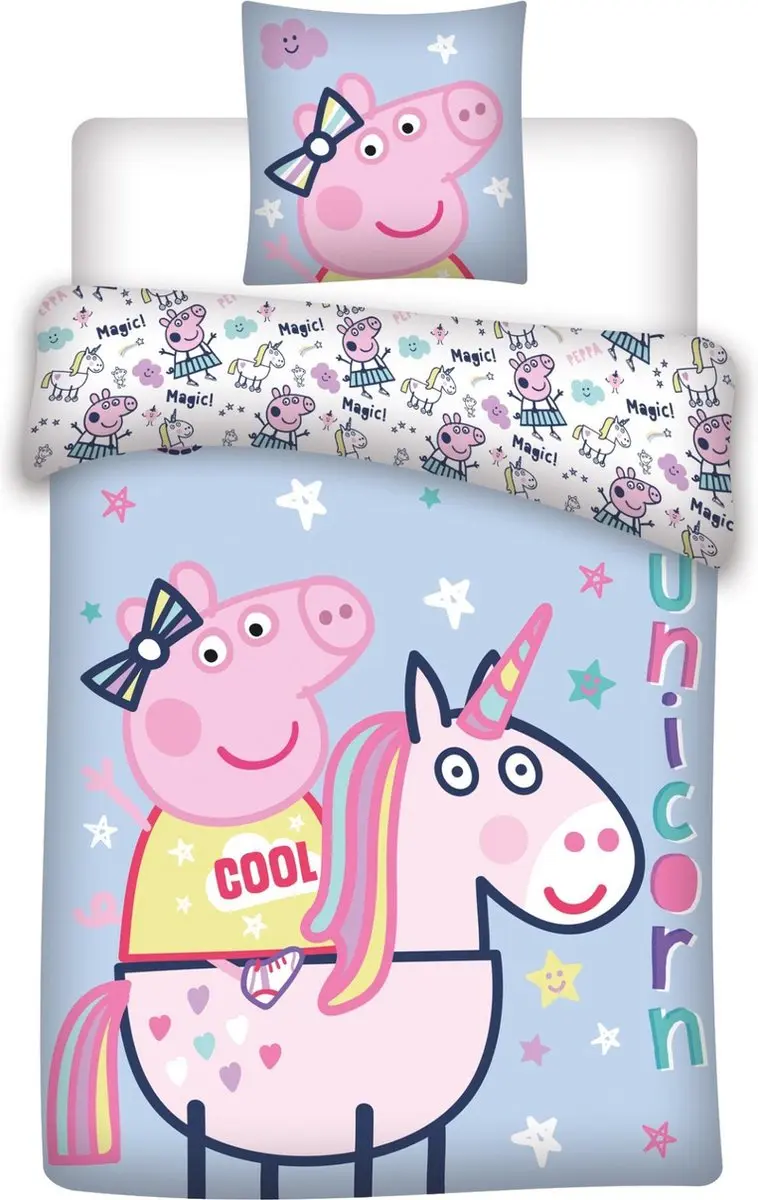 Peppa Pig dekbedovertrek 135 x 200