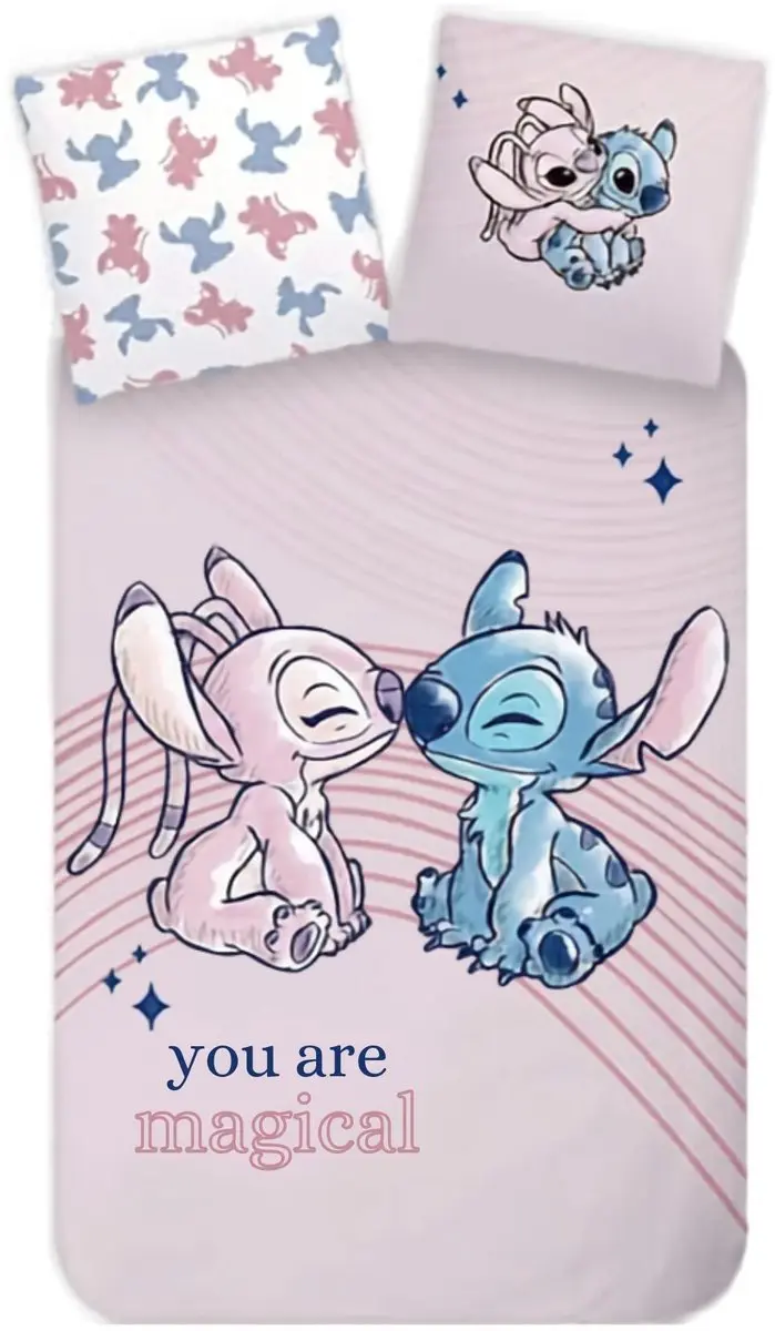 Lilo & Stitch Dekbedovertrek Eenpersoons - Meerkleurig - afbeelding 2 van 2