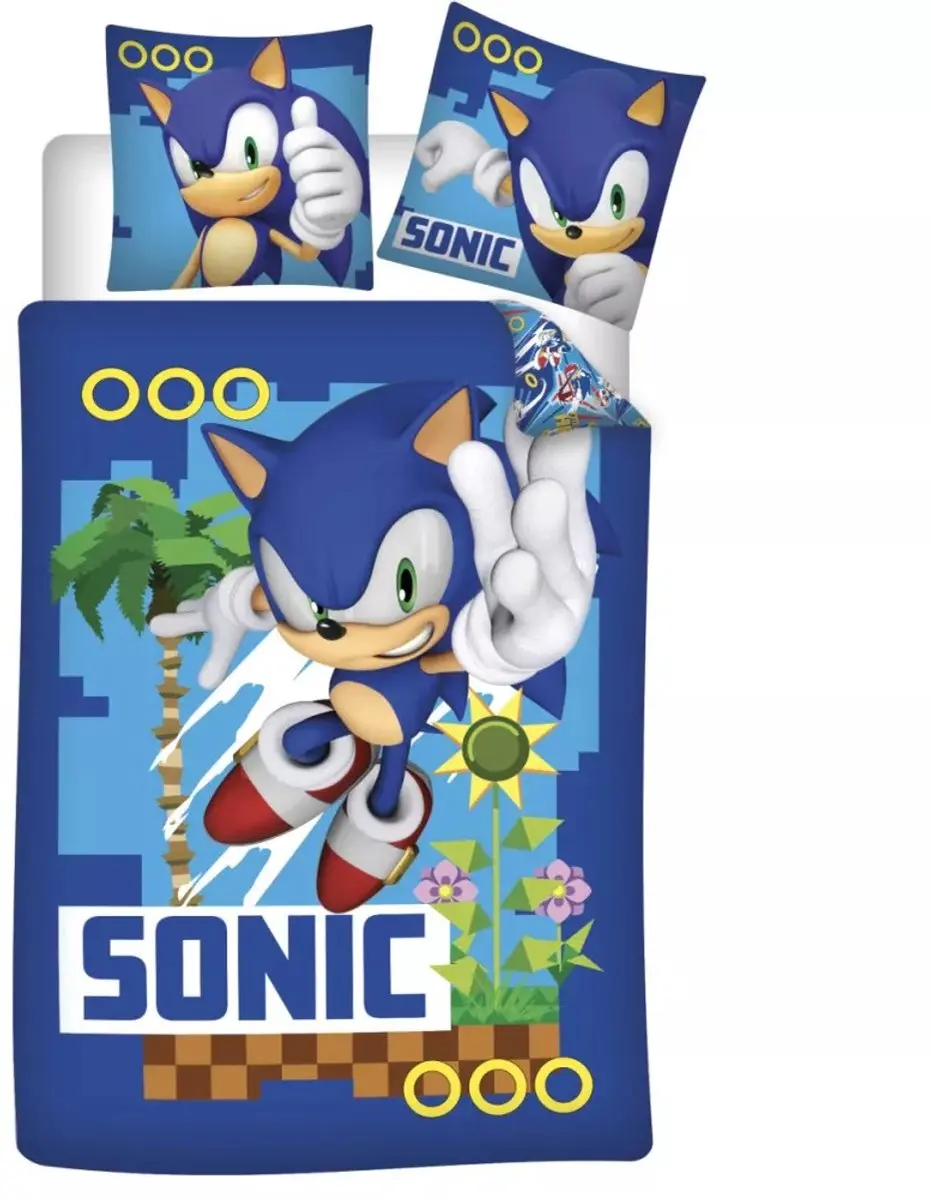 Sonic dekbedovertrek Turbo 100 x 135 cm