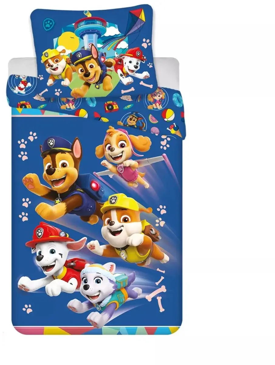 Paw Patrol peuterdekbedovertrek Brave 100 x 135 cm