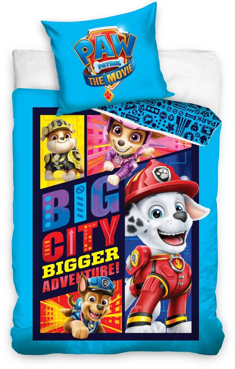 PAW Patrol Dekbedovertrek Big City