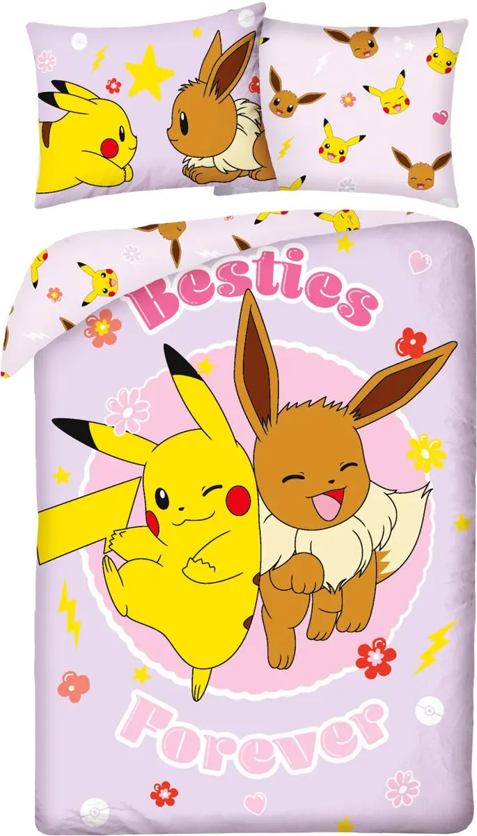 Pokémon Dekbedovertrek Besties