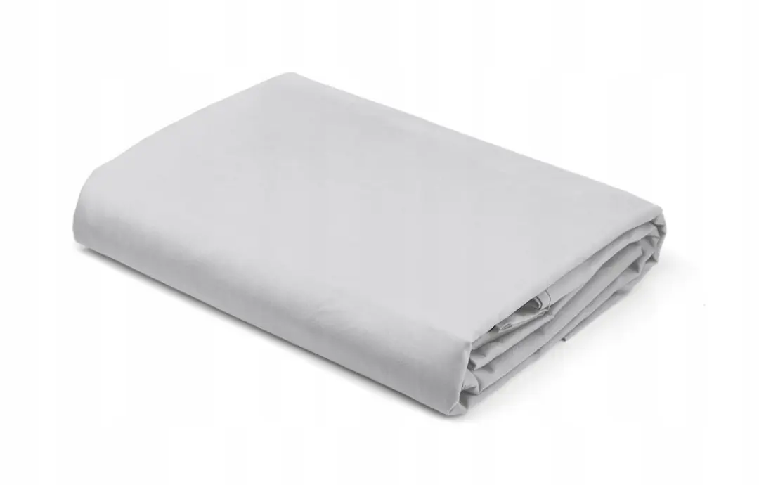 Dekbedovertrek Satin 120x200 Zilver Effen Pure