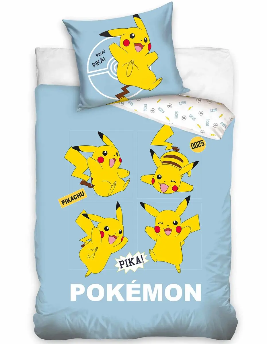 Pikachu Dekbedovertrek Pika- 140 x 200 cm