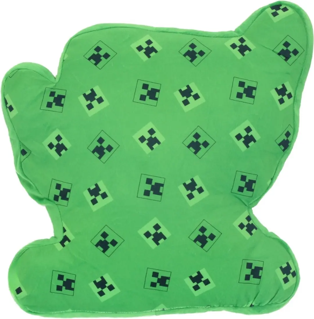 Minecraft Gevormd Kussen 40cm - Groen - afbeelding 2 van 4