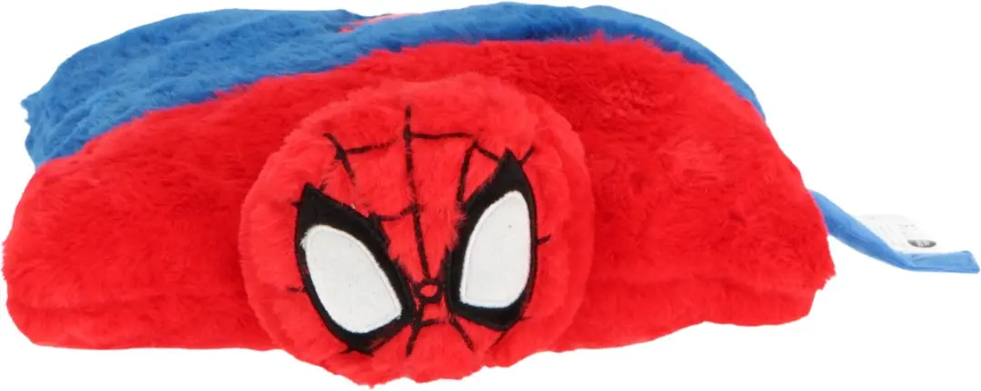 Spider-Man Knuffelkussen - 2-in-1 Pluche Rood - afbeelding 3 van 5
