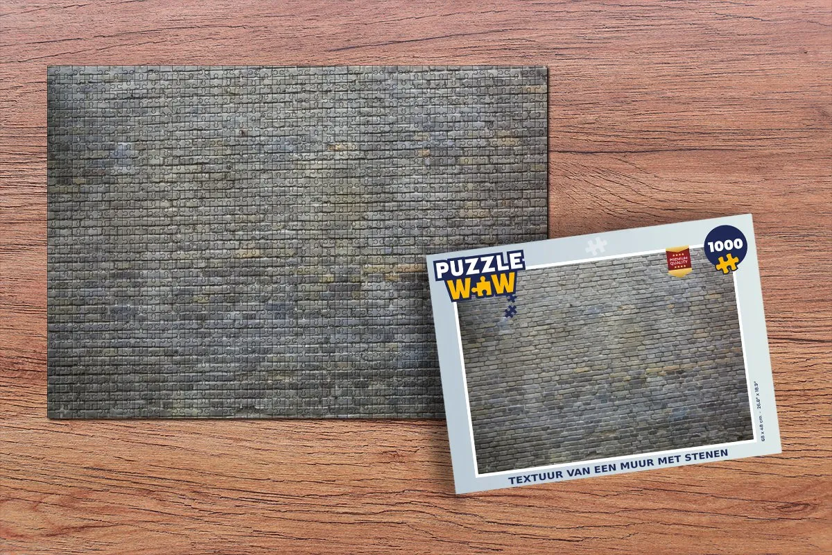 PuzzleWow Bakstenen Puzzel 1000 Stuks