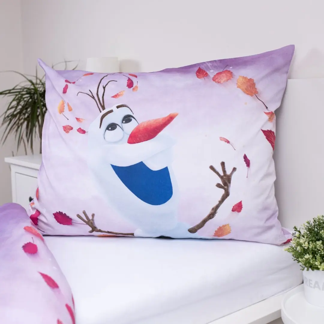 Disney Frozen Dekbedovertrek 140x200cm - Roze - 1 Stuk - afbeelding 4 van 6