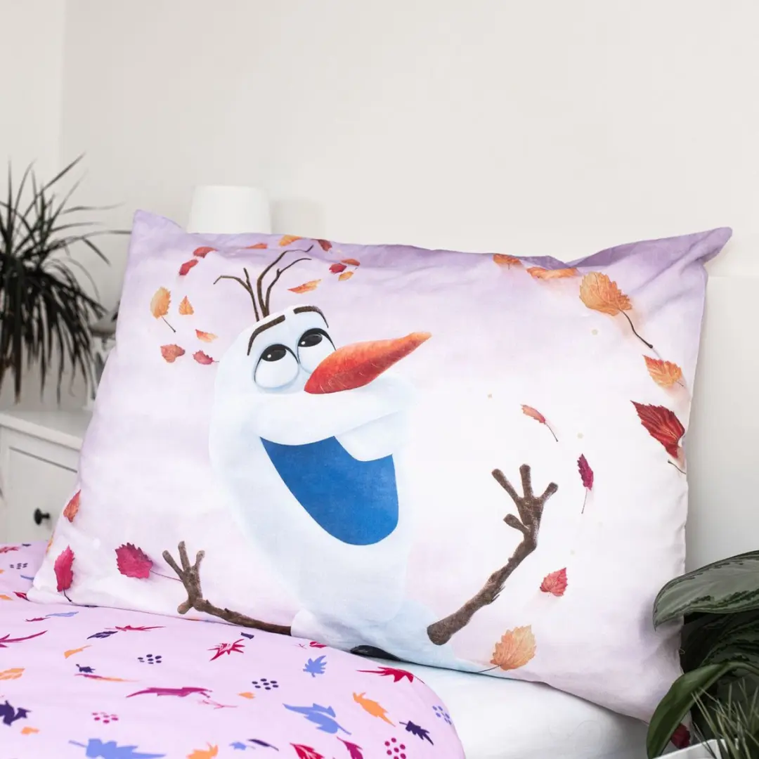 Disney Frozen Dekbedovertrek 140x200cm - Roze - 1 Stuk - afbeelding 3 van 6