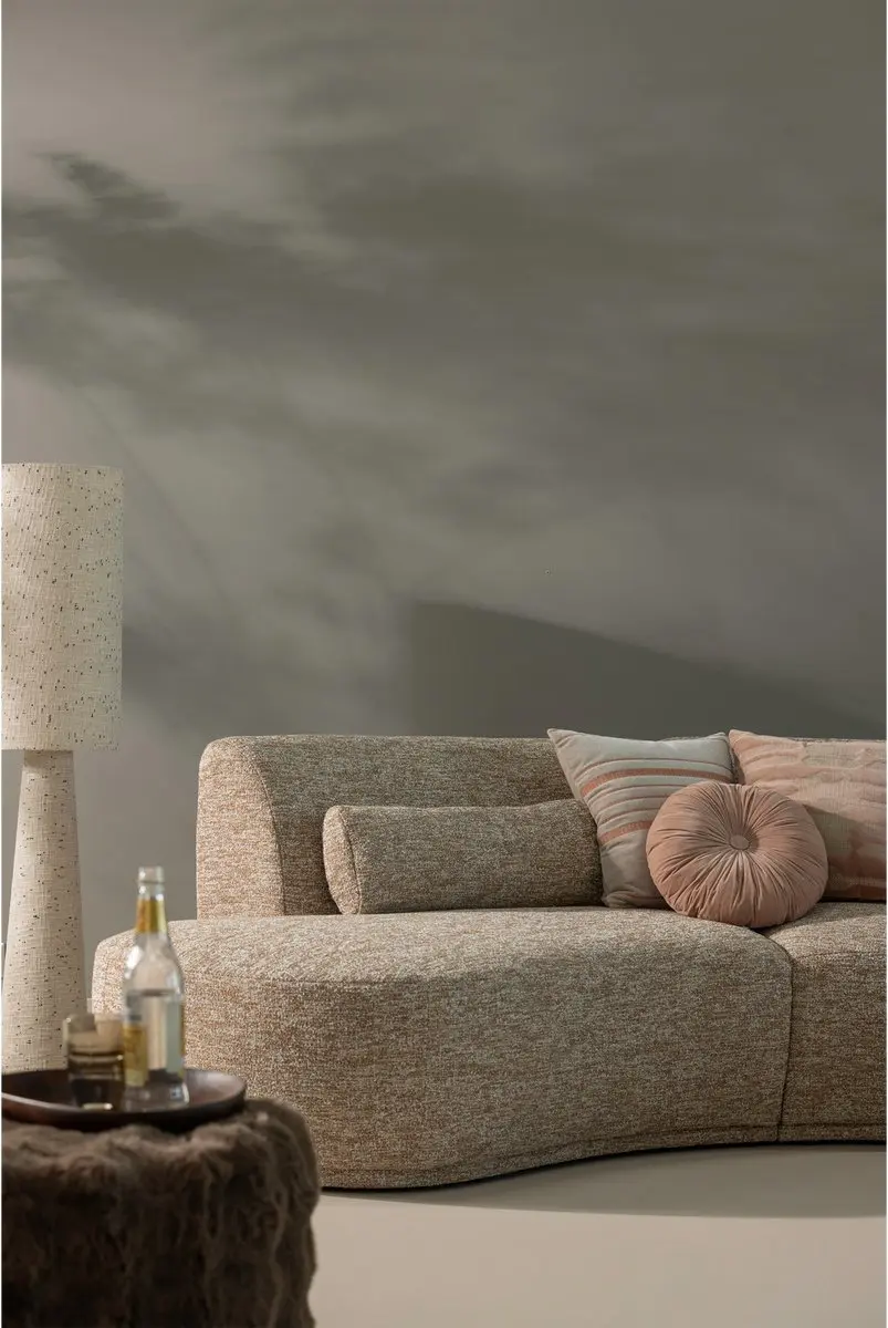 WOOOD Olven Poef - 36x60x60cm - Bruin - afbeelding 3 van 5