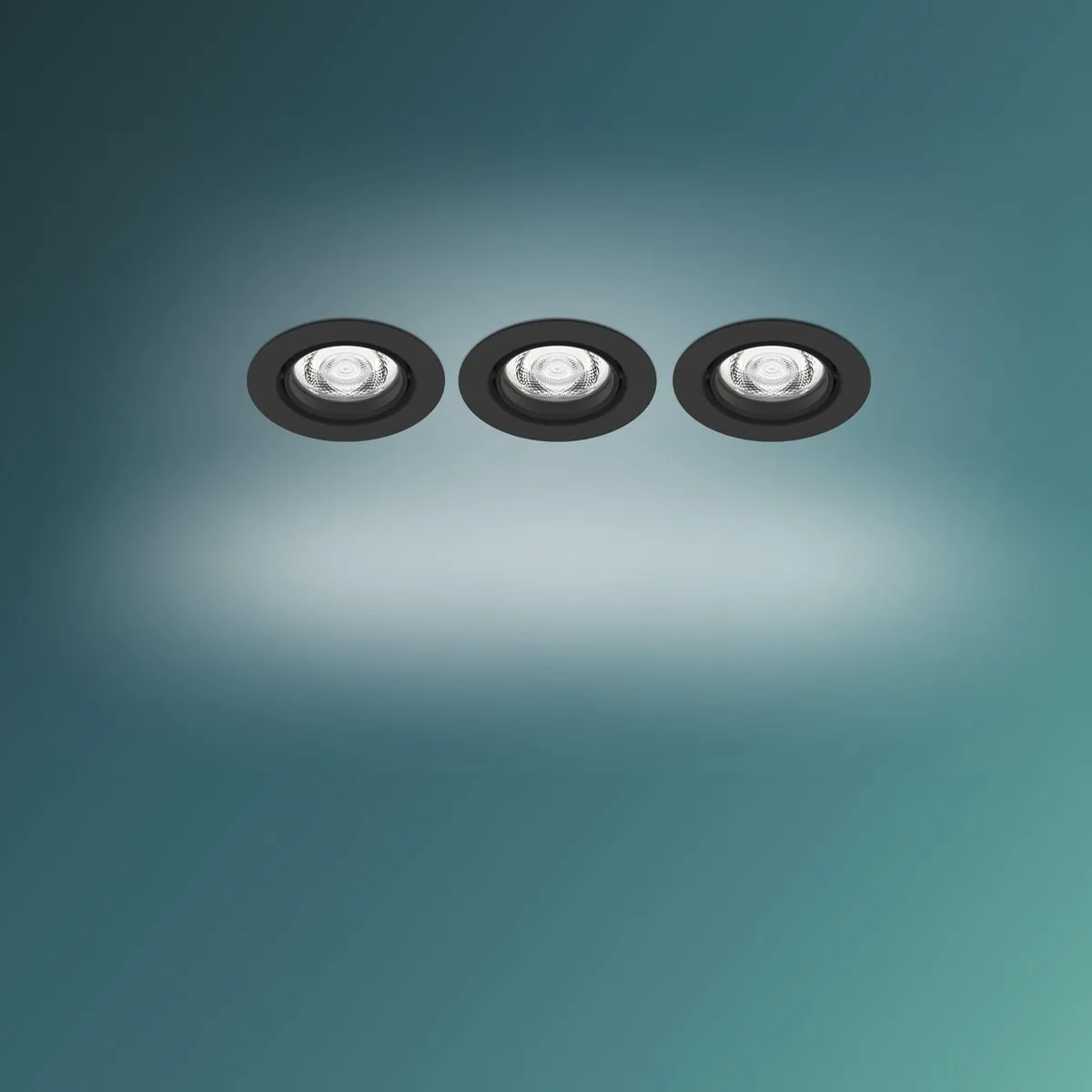 Philips Impala Inbouwspot 3-lichts - Zwart - afbeelding 6 van 6