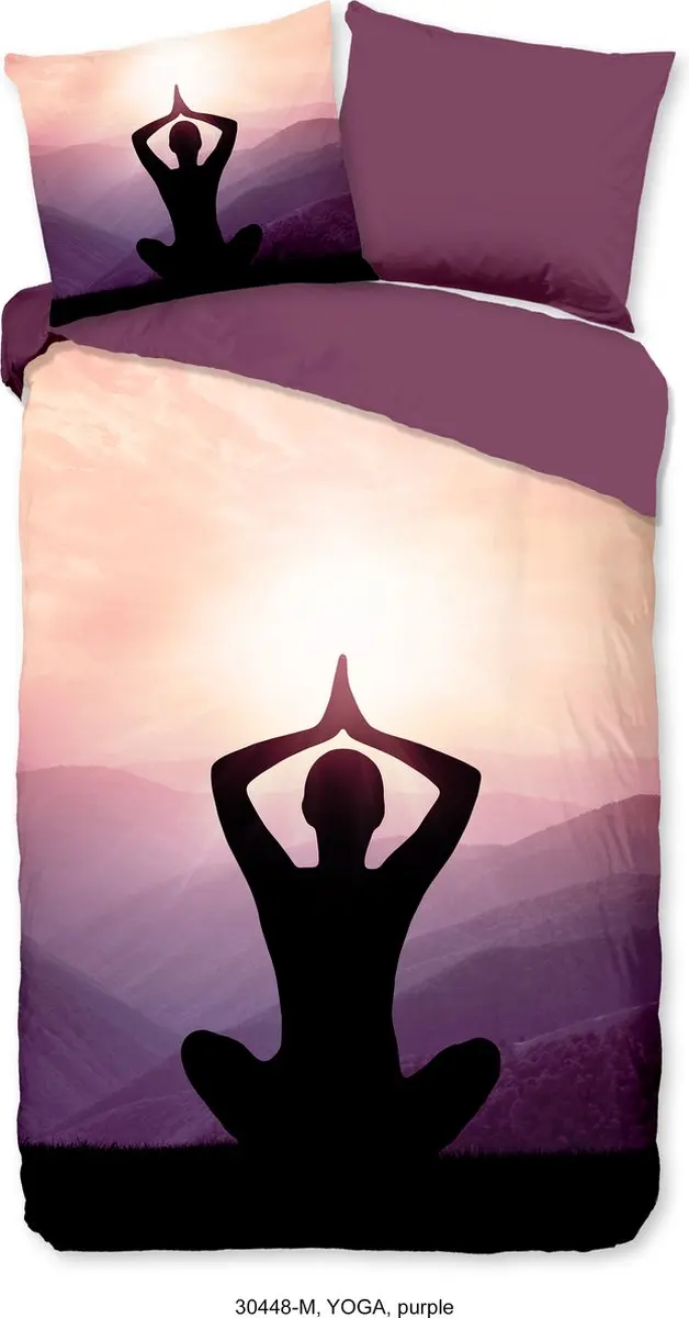 Pure dekbedovertrek yoga / buddha