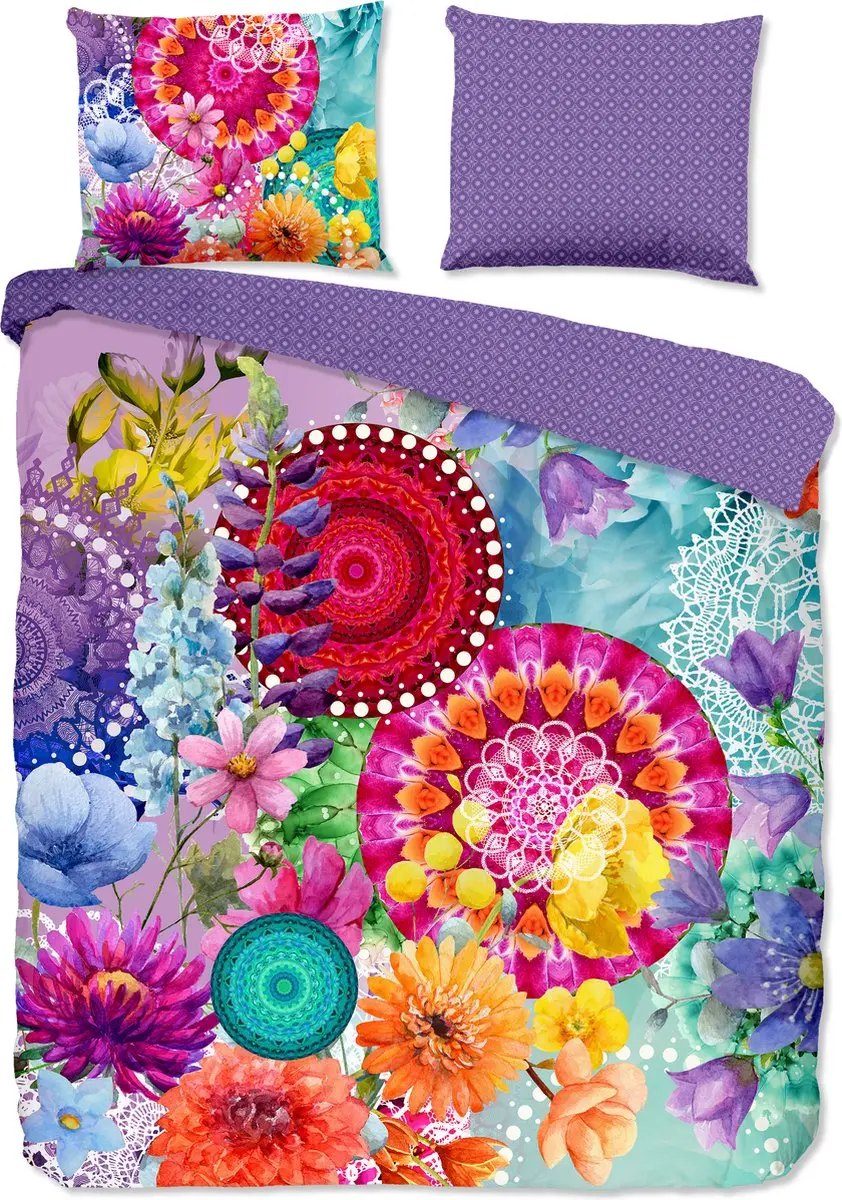 HIP Dekbedovertrek "mandala's en bloemen"