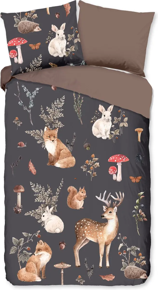 Pure dekbedovertrek herfst dieren