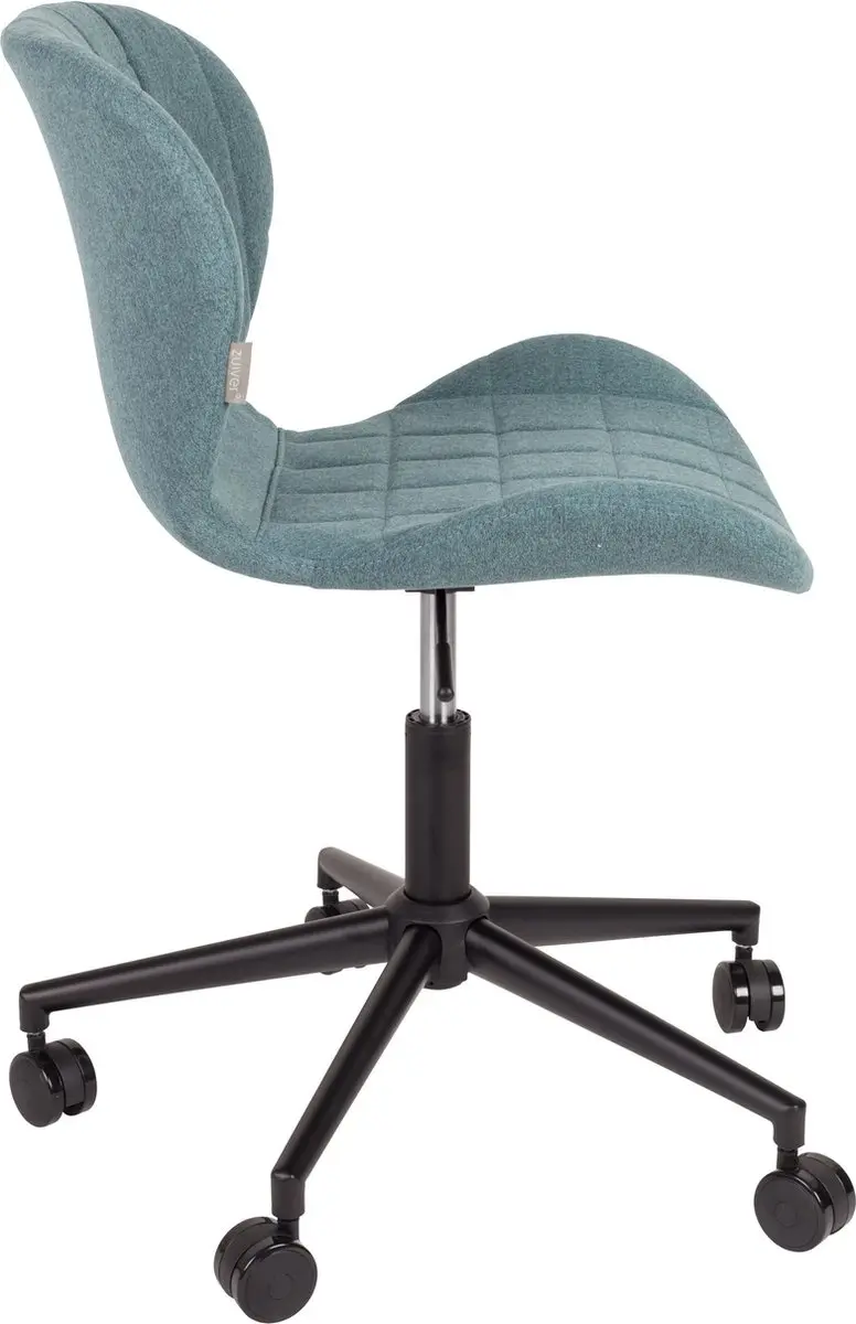 Zuiver OMG Bureaustoel - Zwart/Blauw - afbeelding 3 van 6