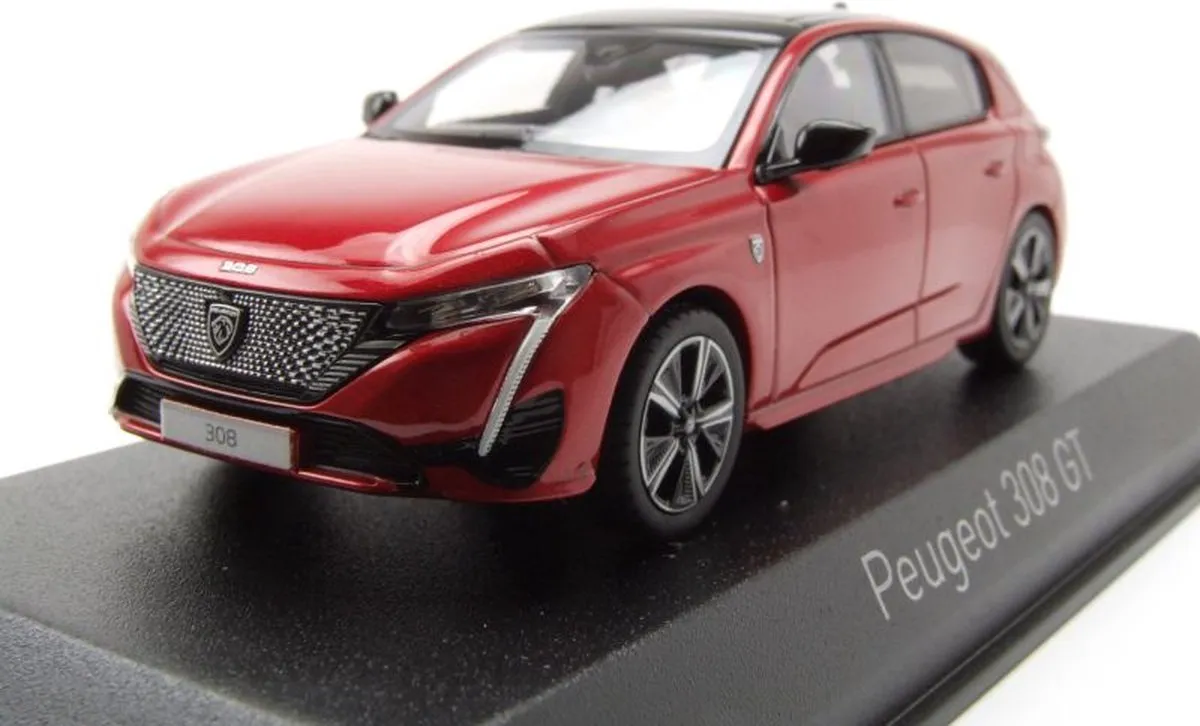 Peugeot 308 SW GT 2021 Elixir Rood Modelauto 1/43