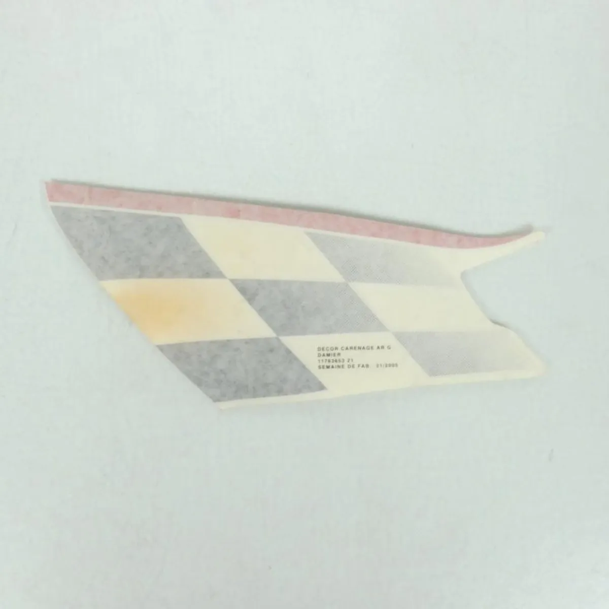 Peugeot 763653BA Damier Coque Autocollants