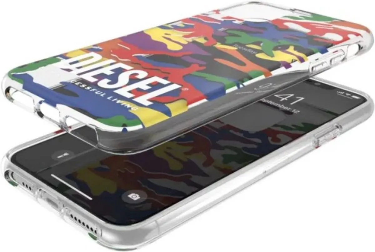 Diesel Pride Camo Back Case - iPhone 12 Pro Max - Multicolor - afbeelding 3 van 6