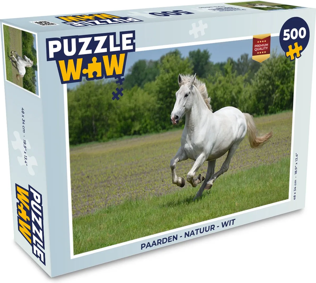 PuzzleWow Paarden Natuur Legpuzzel 500 Stuks