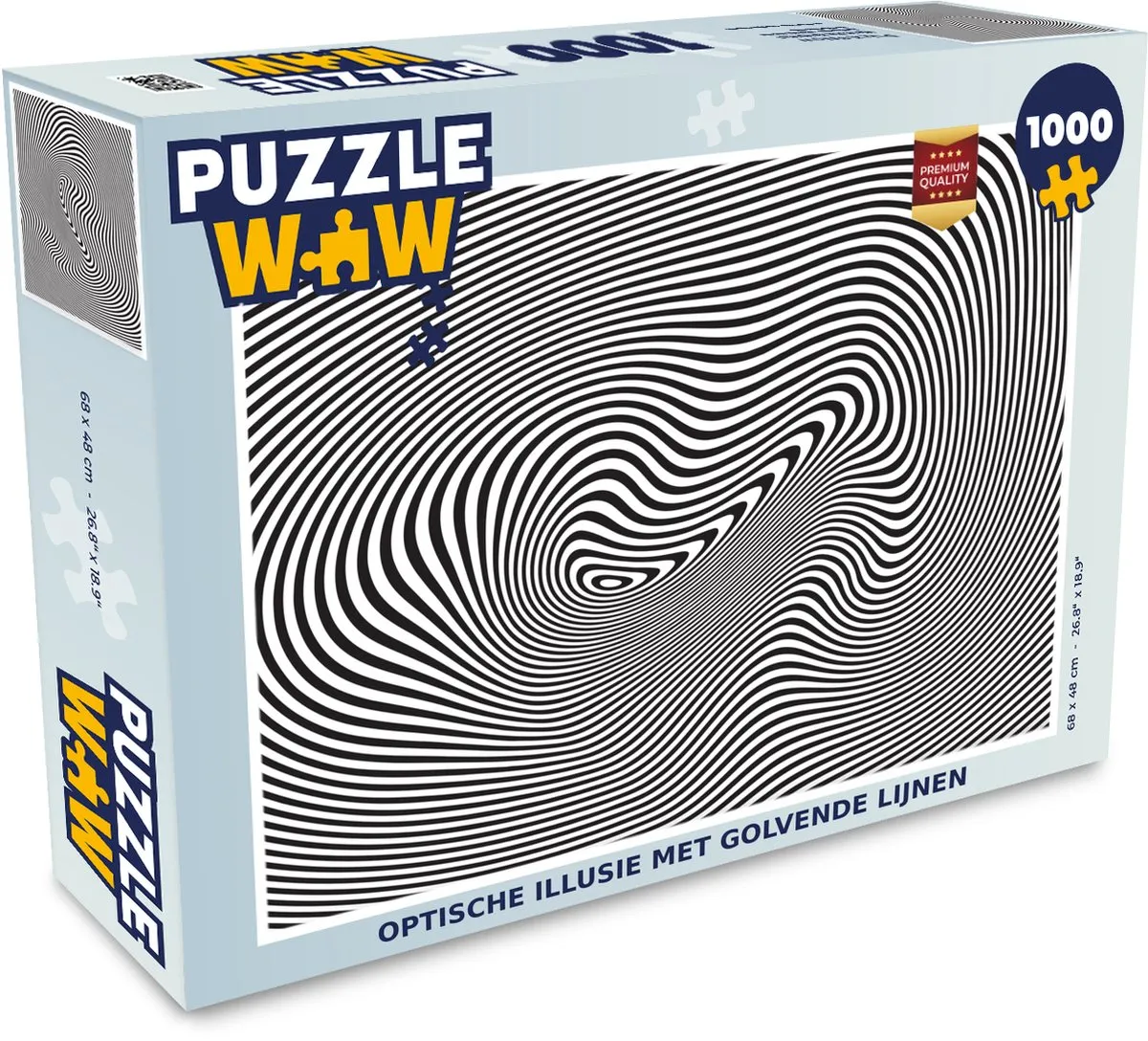 PuzzleWow Legpuzzel 1000 Stuks