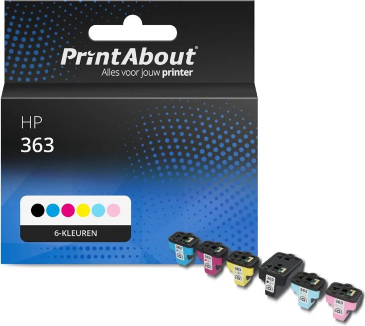 PrintAbout C8721EE-PA62 Inktcartridge 6 Kleuren