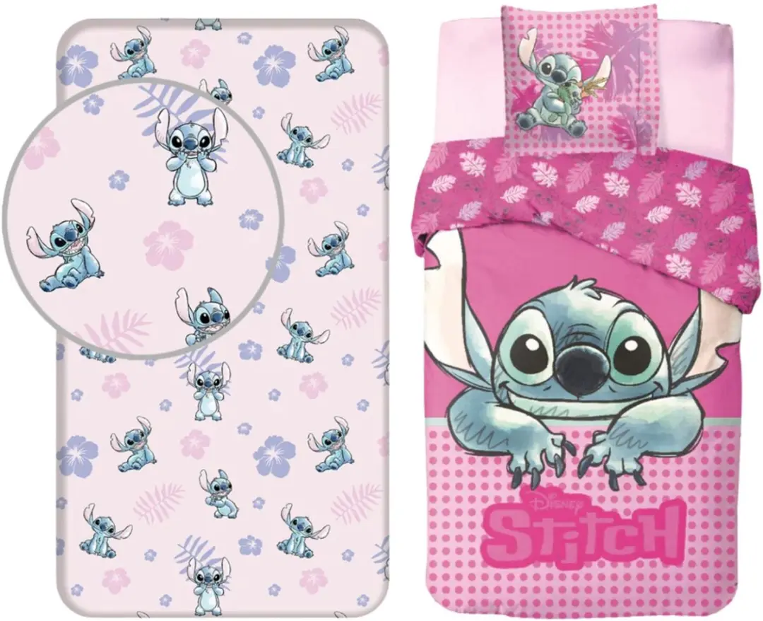 Lilo & Stitch Junior Dekbedset Roze