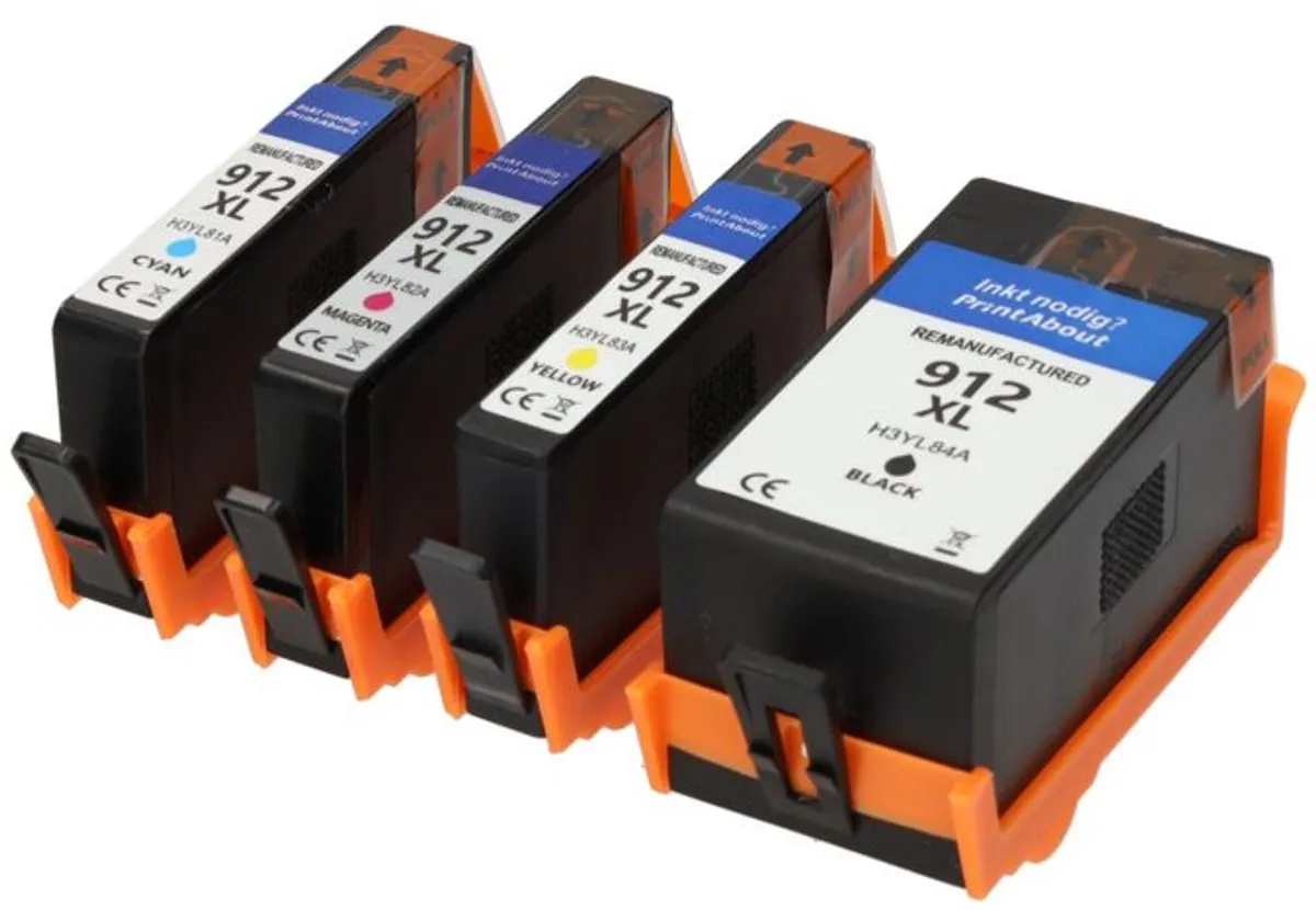 PrintAbout Inktcartridge 3YL77/78/79/80AE 4-kleuren Multipack - 61.5ml - o.a. HP ENVY