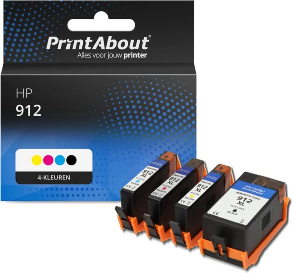 PrintAbout Inktcartridge 3YL77/78/79/80AE 4-kleuren Multipack