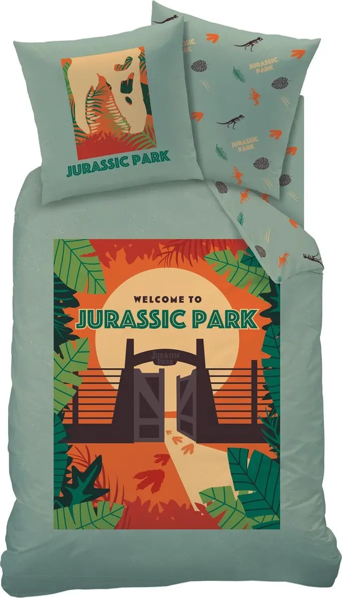 Jurassic World Dekbedovertrek Welcome