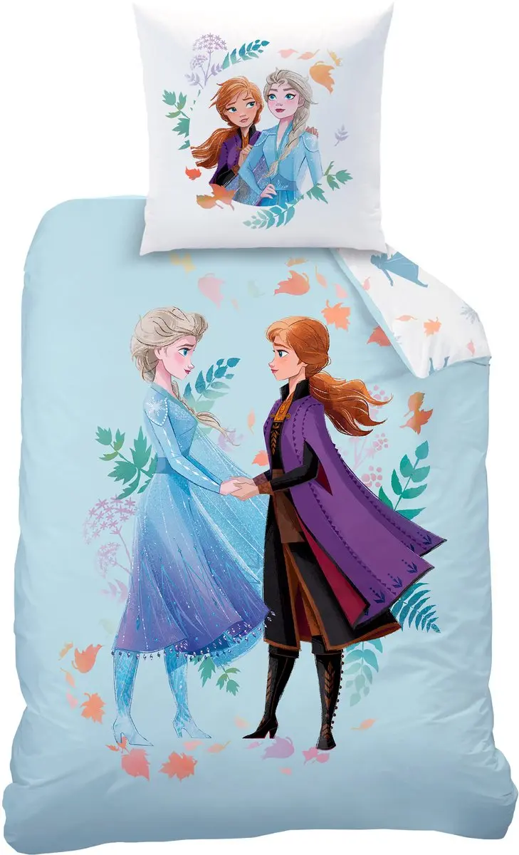 Disney Frozen Dekbedovertrek Sisters - Eenpersoons - 140 x 200 cm - Katoen