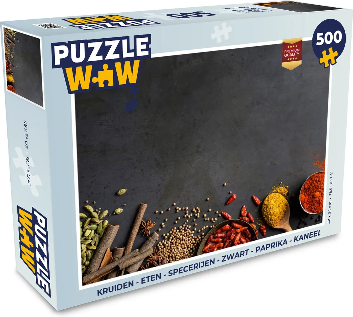 PuzzleWow Kruiden & Specerijen Legpuzzel 500 Stuks