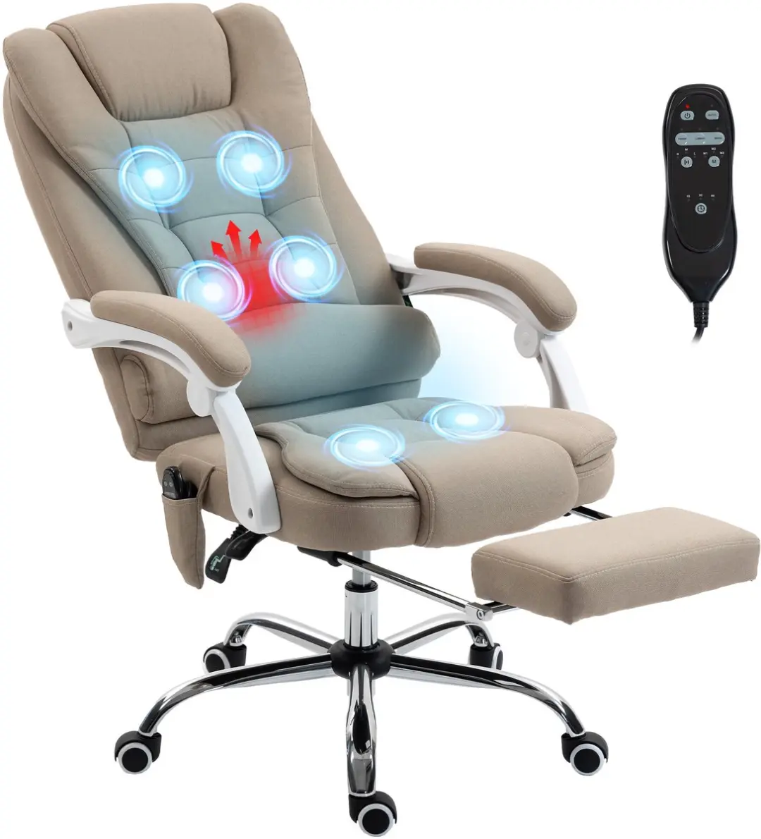 Vinsetto massage bureaustoel