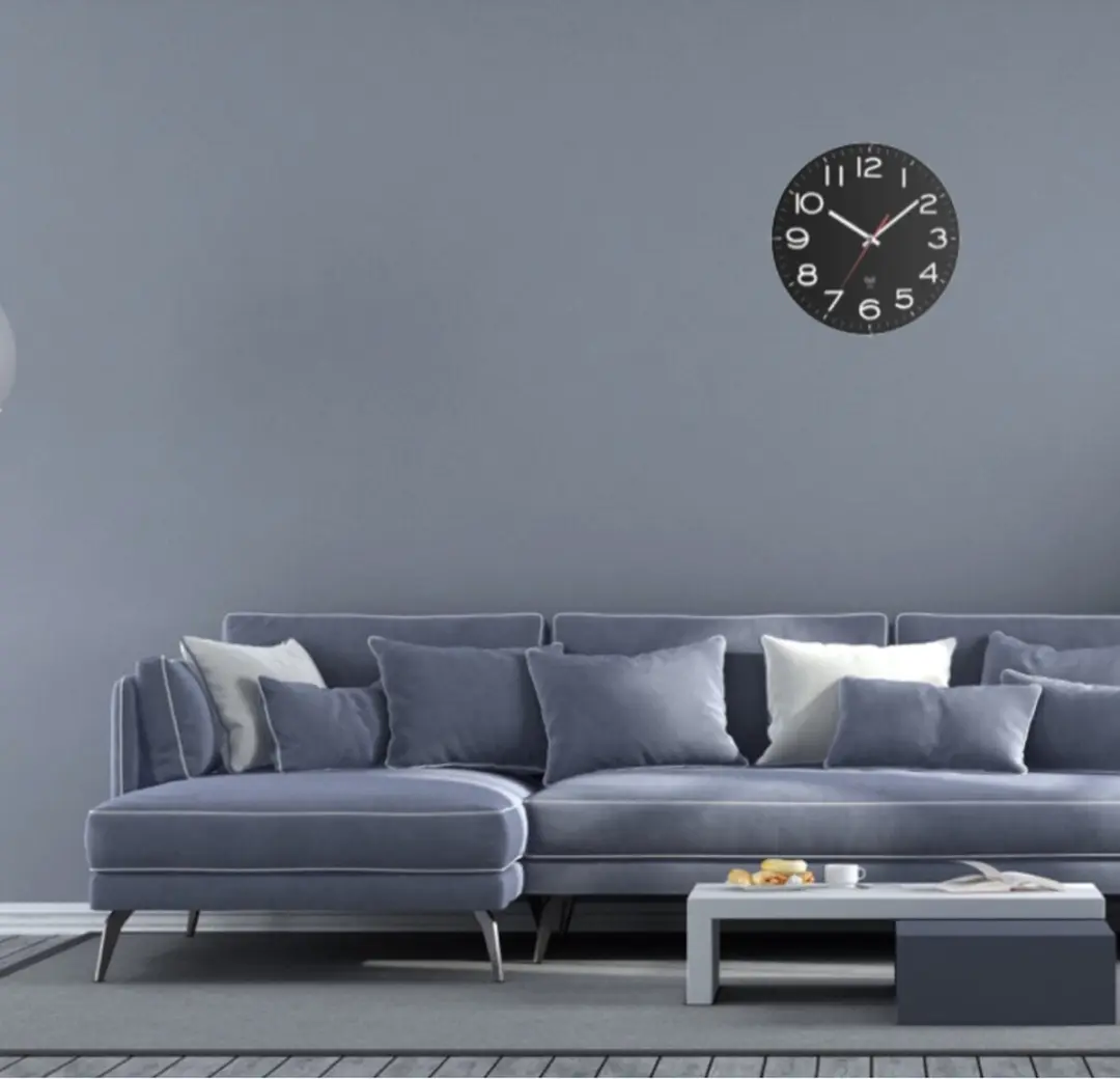 TFA Dostmann 60.3509 Wandklok Zwart - 30x40cm - afbeelding 5 van 5