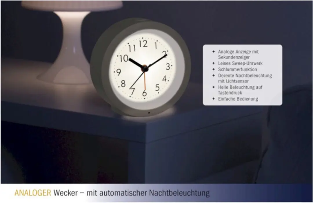 TFA Dostmann 60.1029.02 Wekker - Wit - afbeelding 2 van 6