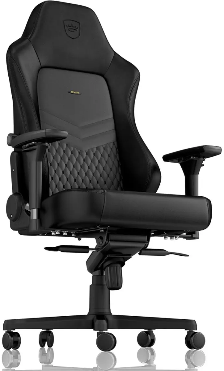 Noblechairs Hero Real Leather Gamestoel - Zwart - afbeelding 6 van 6