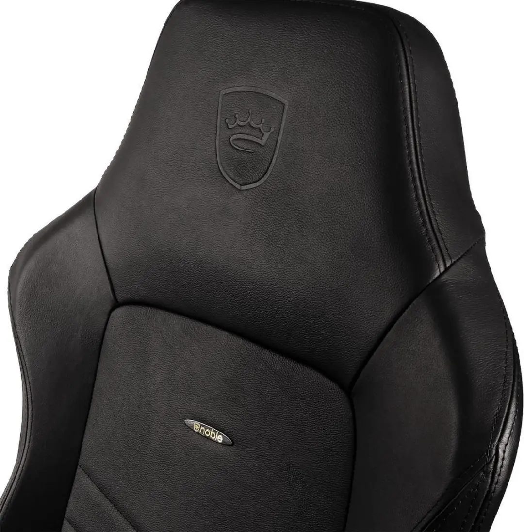 Noblechairs Hero Real Leather Gamestoel - Zwart - afbeelding 5 van 6