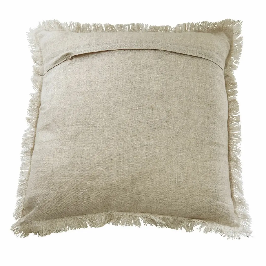 Loberon Kussenhoes Riamira Linnen/Blauw - afbeelding 5 van 6