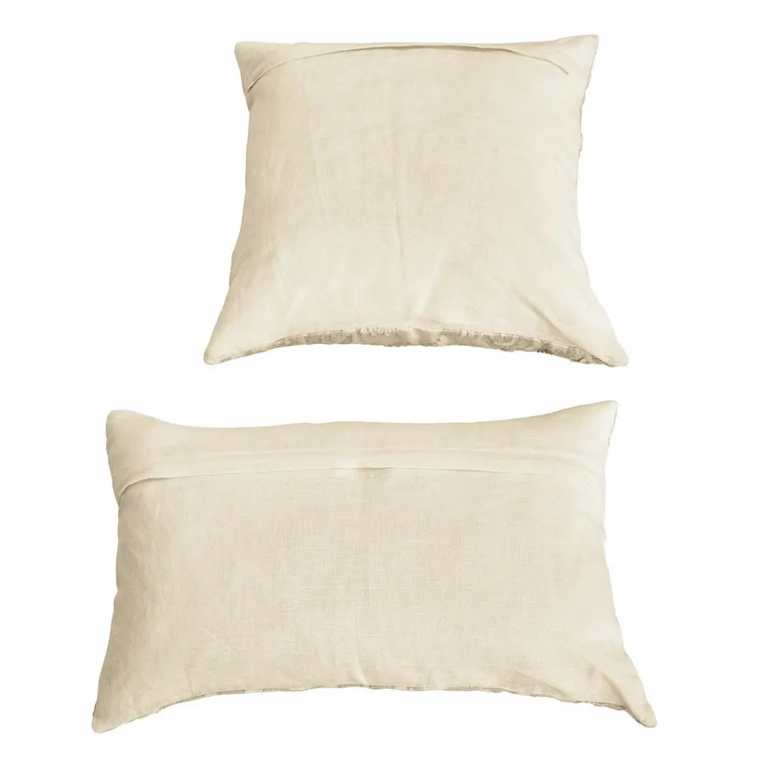 Loberon Kussenhoes set Armidale - 2 Stuks - Wit/Beige - afbeelding 4 van 4