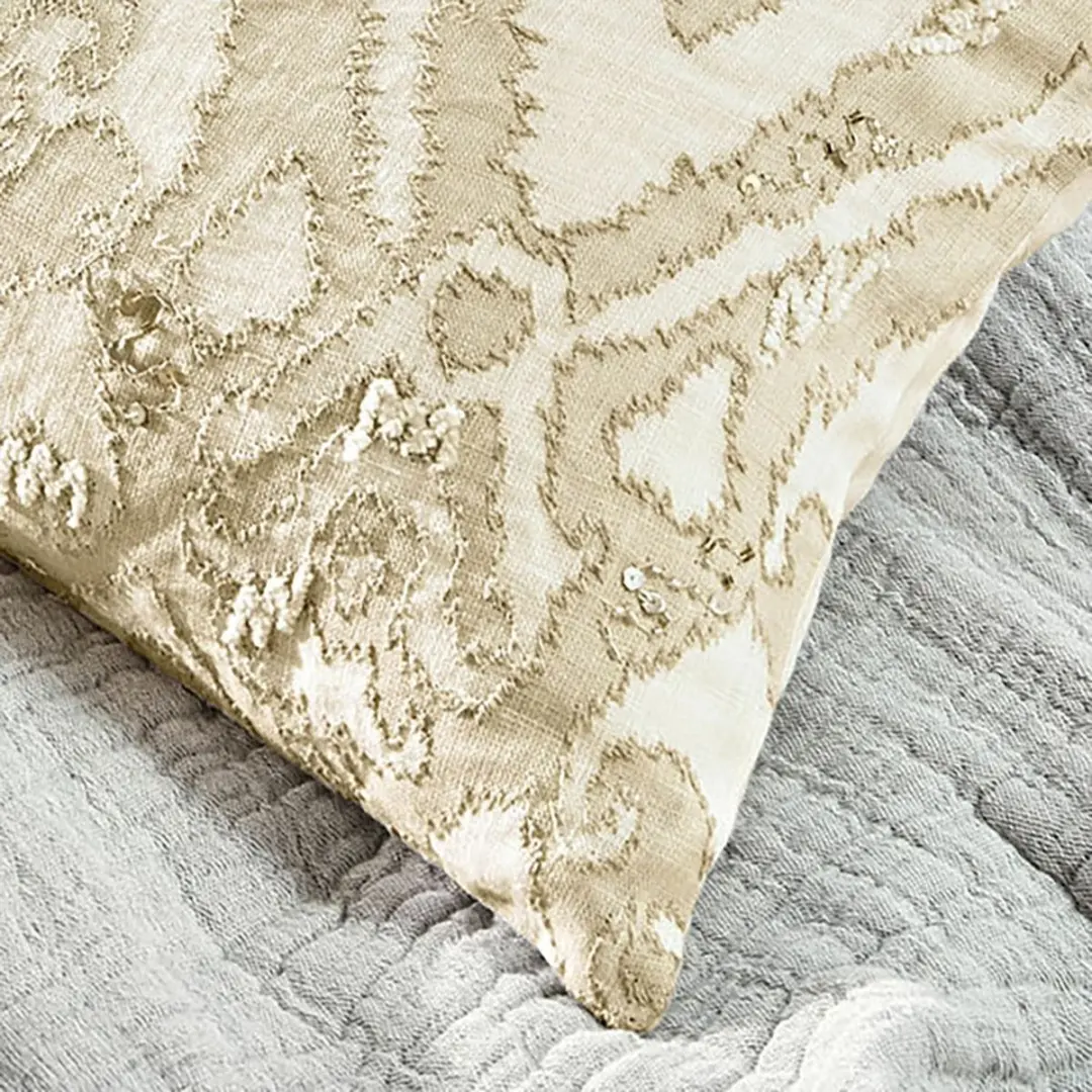 Loberon Kussenhoes set Armidale - 2 Stuks - Wit/Beige - afbeelding 2 van 4