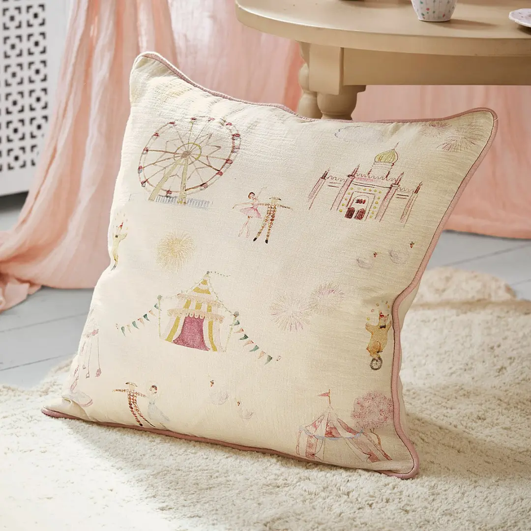 Loberon Kussenhoes Miyara - Roze - afbeelding 3 van 4