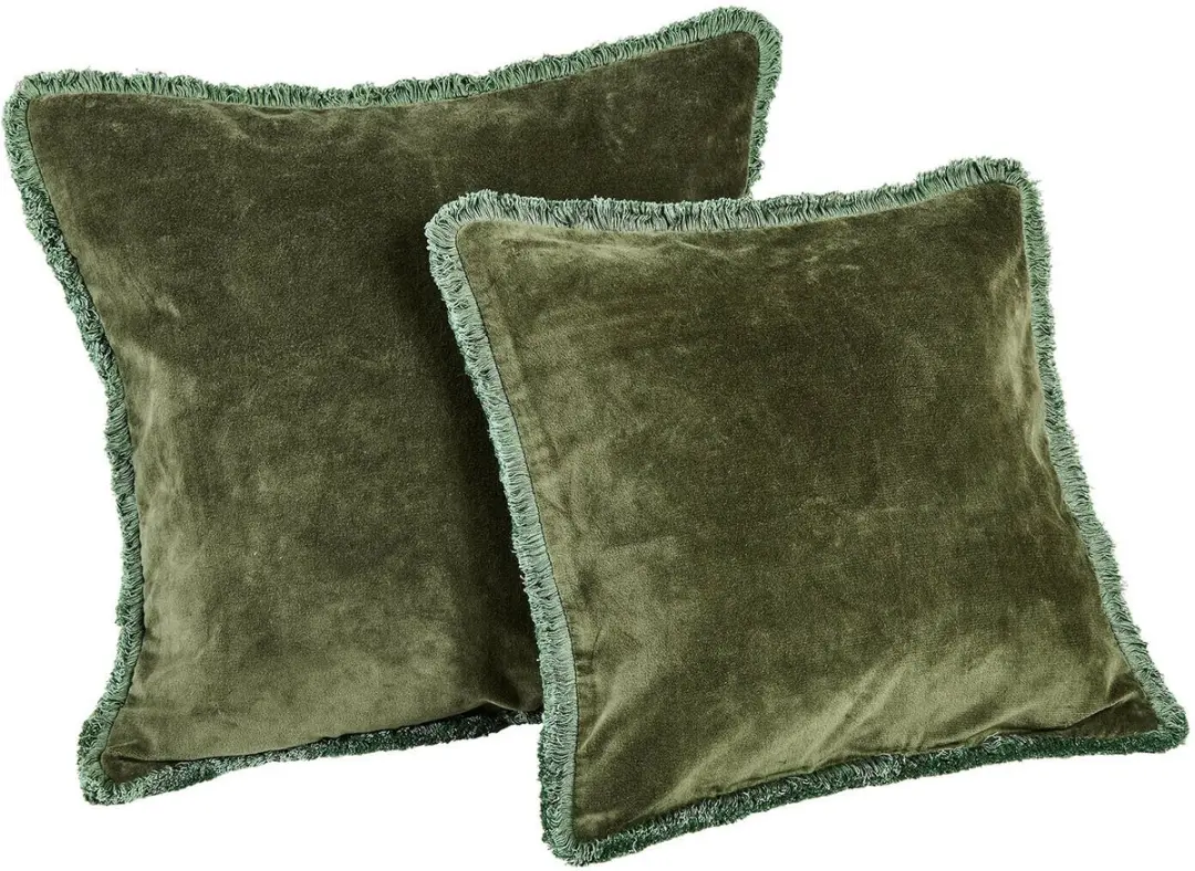 Loberon Kussenhoes Maelis Groen