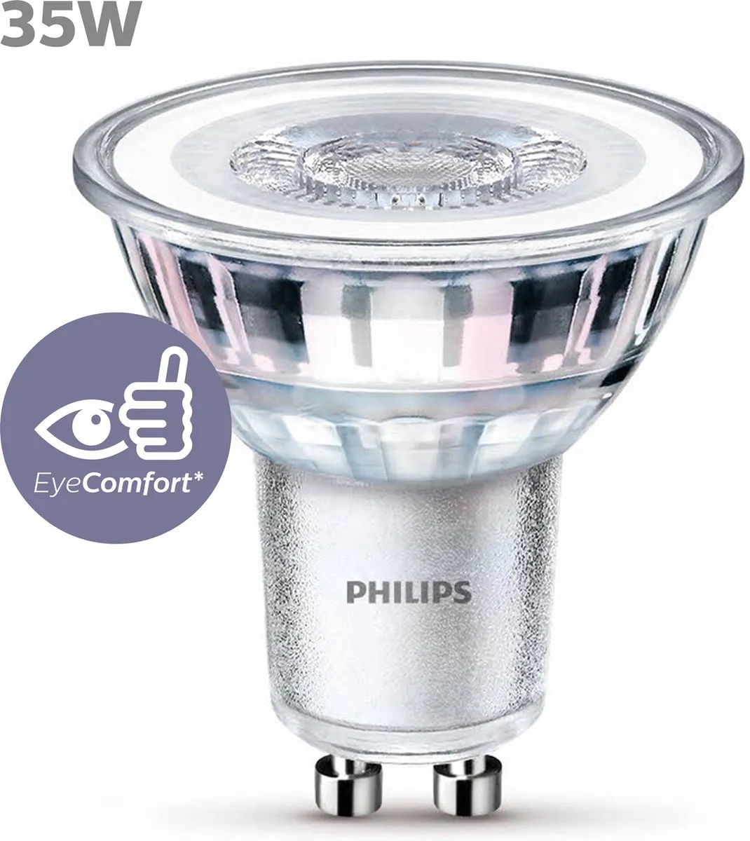 Philips LED Spot GU10 3,5W Warmwit