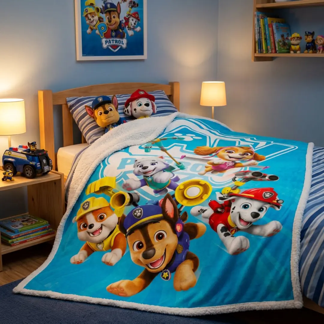 Paw Patrol fleece plaid 120 x 150 cm
