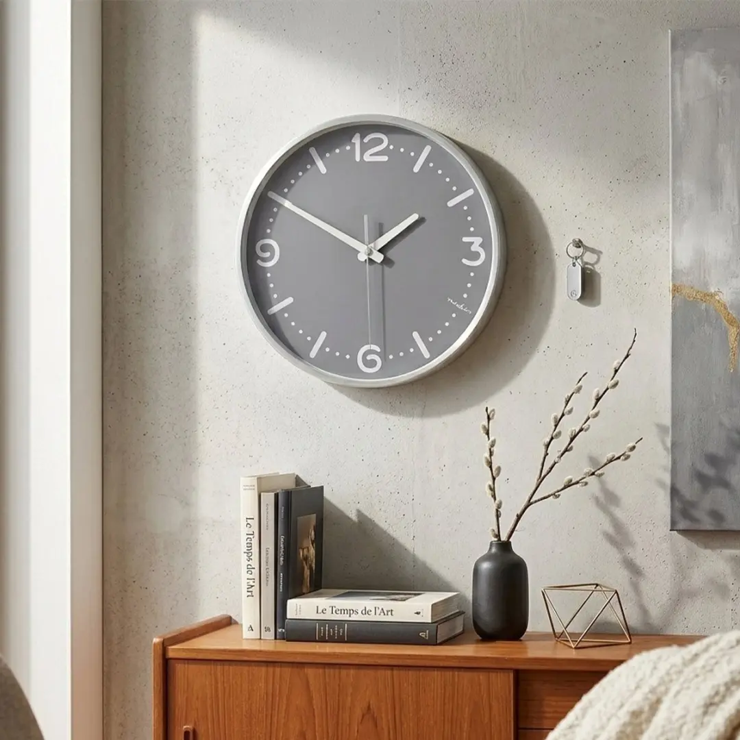Nedis Wandklok 30cm Metaal - afbeelding 2 van 5