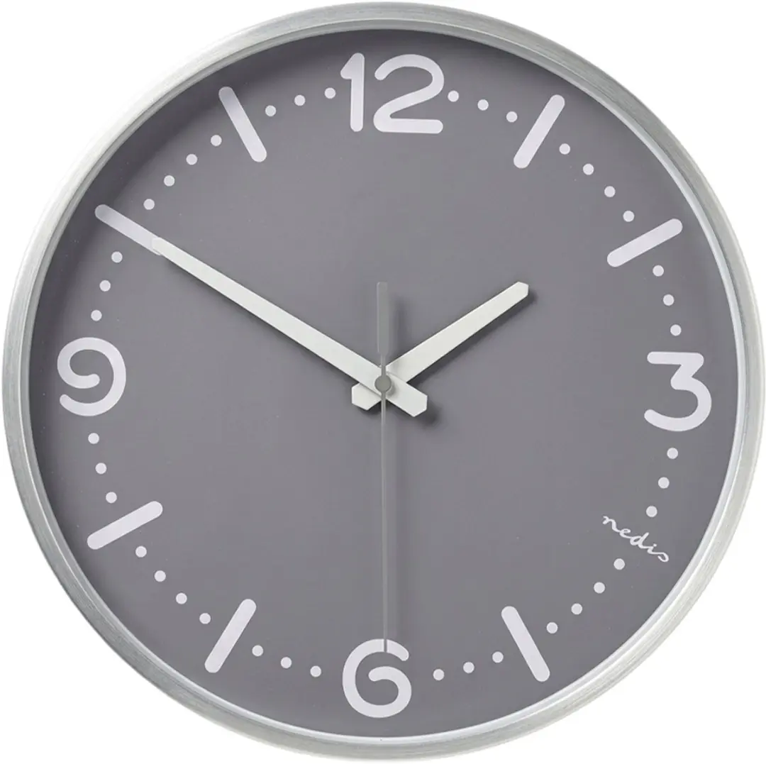 Nedis Wandklok 30cm Metaal - afbeelding 3 van 5
