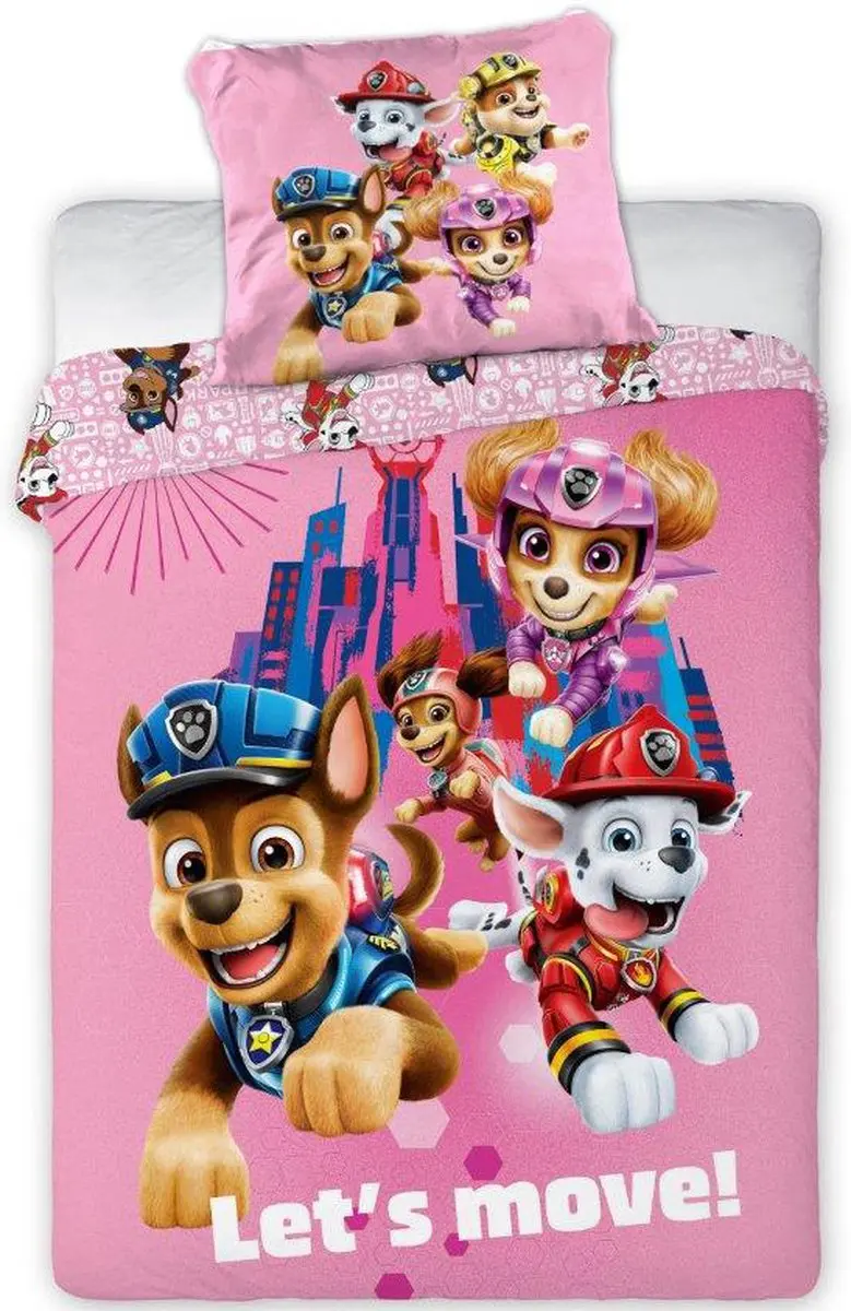 PAW Patrol BABY Dekbedovertrek, Let's Move