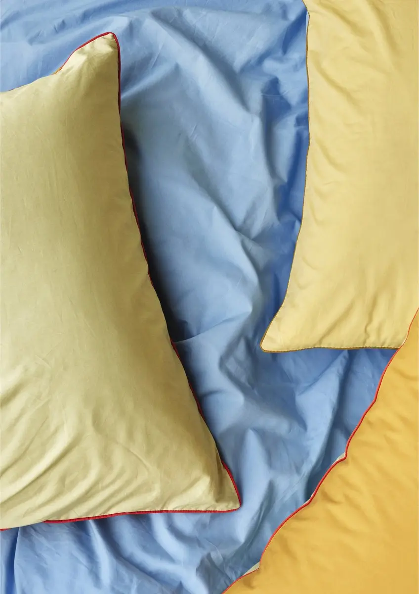 Hübsch Aki Beddengoed - Eenpersoons - Blauw - afbeelding 2 van 6