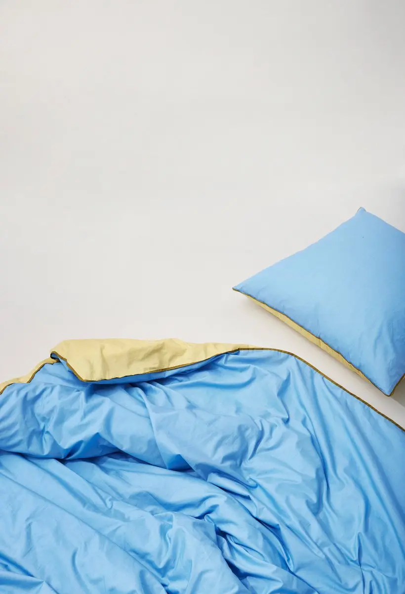 Hübsch Aki Beddengoed - Eenpersoons - Blauw - afbeelding 4 van 6