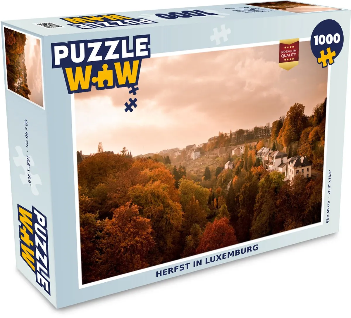 PuzzleWow Herfst in Luxemburg Legpuzzel 1000 Stuks